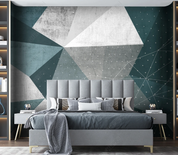 3D Geometric Line Triangle Parallelogram Wall Mural Wallpaper YXL 714- Jess Art Decoration