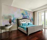 3D Oil painting Grape Leaf Violet Wall Mural Wallpaper YXL 751- Jess Art Decoration