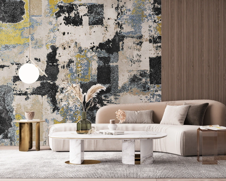 3D Abstract Retro Texture Wall Mural Wallpaper YXL 786- Jess Art Decoration