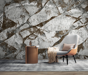 3D Wood Grain Gray Line Wall Mural Wallpaper YXL 789- Jess Art Decoration