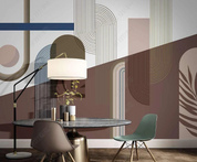 3D Geometric Round Rectangle Ellipse Wall Mural Wallpaper YXL 951- Jess Art Decoration