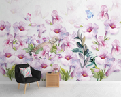 3D Flowers Butterfly Greenery Wall Mural Wallpaper YXL 1094- Jess Art Decoration