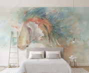3D Freehand Sketching Fish Wall Mural Wallpaper YXL 1112- Jess Art Decoration