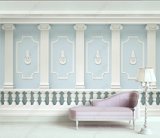 3D Stereoscopic Relief Marble Pillar Wall Mural Wallpaper YXL 1130- Jess Art Decoration