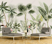 3D Selva Bird Tree Floral Wall Mural Wallpaper YXL 1157- Jess Art Decoration