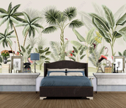 3D Selva Bird Tree Floral Wall Mural Wallpaper YXL 1157- Jess Art Decoration
