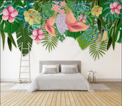 3D Plant Selva Floral Wall Mural Wallpaper YXL 1236