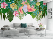 3D Plant Selva Floral Wall Mural Wallpaper YXL 1236