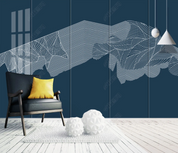 3D Abstract Line Wall Mural Wallpaper YXL 1358