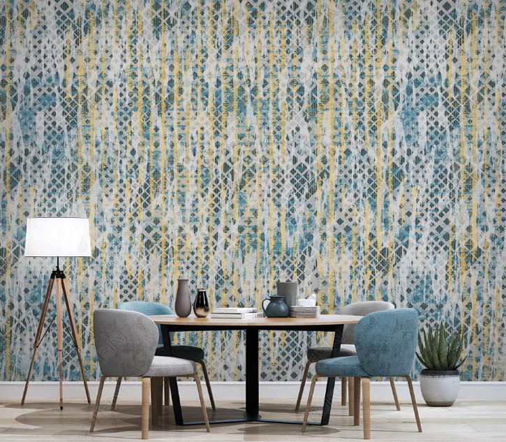3D Abstract Wave Texture woven abstract wave texture wall mural wallpaper for office