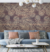 3D Flowers Rose Retro Wall Mural Wallpaper YXL 1498