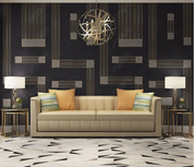 3D Brick Relief Rectangle Square Wall Mural Wallpaper YXL 1617