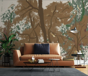 3D Oil Painting Tree Trunk Wall Mural Wallpaper YXL 96- Jess Art Decoration