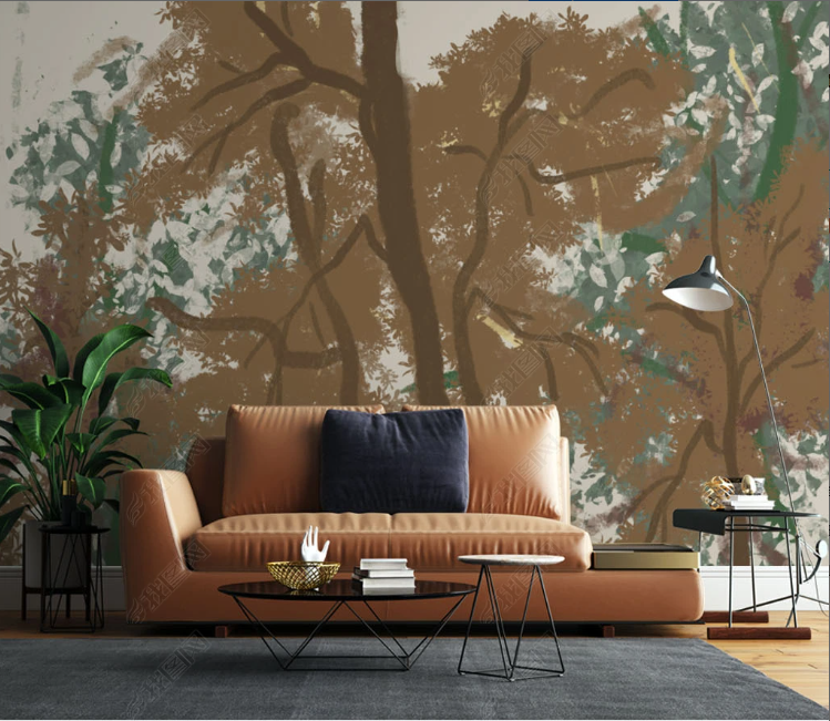 3D Oil Painting Tree Trunk Wall Mural Wallpaper YXL 96- Jess Art Decoration