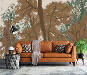 3D Oil Painting Tree Trunk Wall Mural Wallpaper YXL 96- Jess Art Decoration