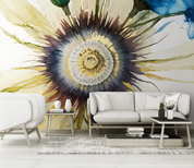 3D Watercolour Floral Plant Sunflower Wall Mural Wallpaper YXL 122- Jess Art Decoration