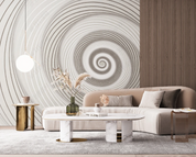 3D Abstract Line Grey Wall Mural Wallpaper YXL 129- Jess Art Decoration