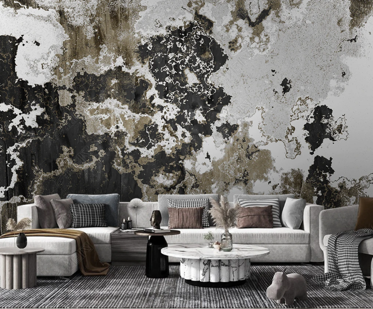 3D Abstract Ink And Wash Wall Mural Wallpaper YXL 138- Jess Art Decoration