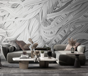 3D Abstract Grey Line Wall Mural Wallpaper YXL 145- Jess Art Decoration