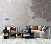 3D Abstract Line Retro Wall Mural Wallpaper YXL 188- Jess Art Decoration
