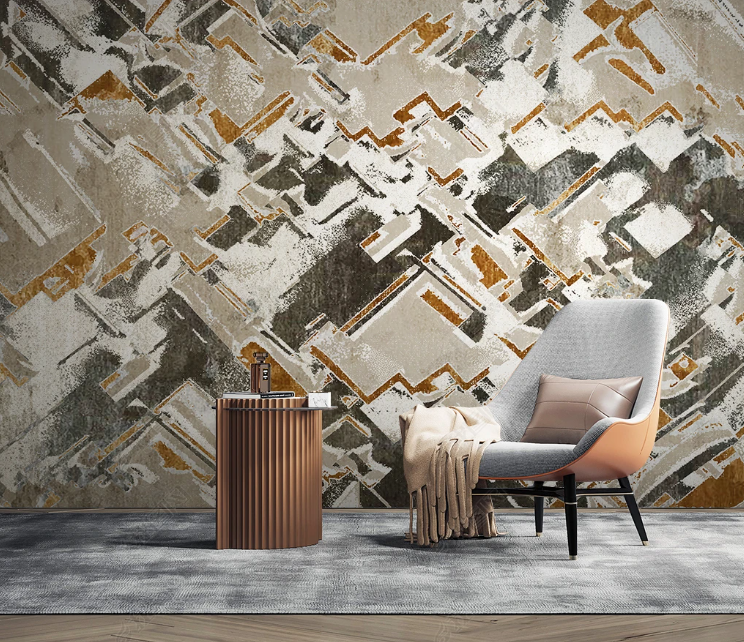 3D Abstract Geometric Square Wall Mural Wallpaper YXL 194- Jess Art Decoration