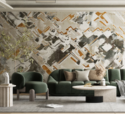 3D Abstract Geometric Square Wall Mural Wallpaper YXL 194- Jess Art Decoration