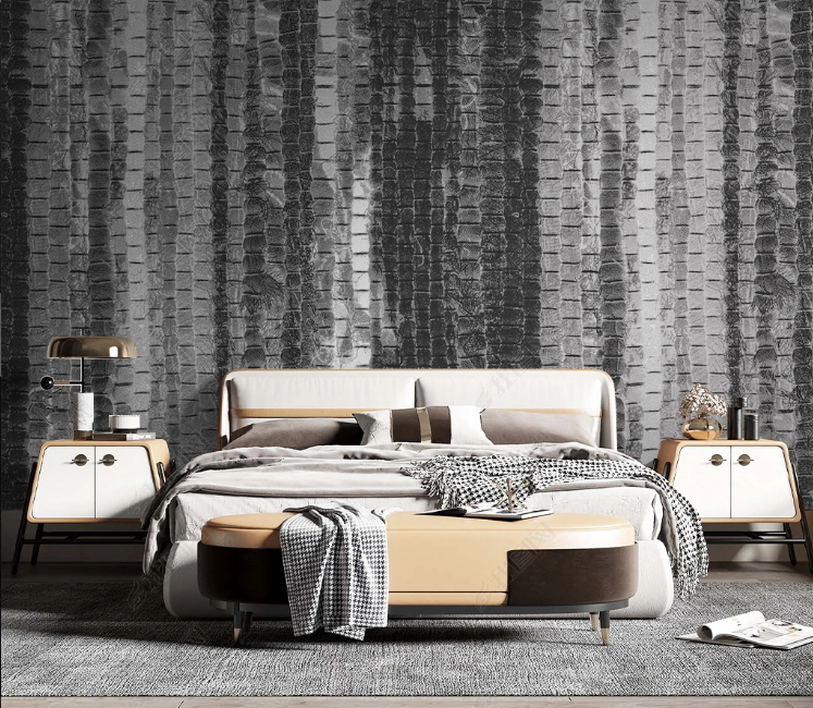 3D Abstract Fabric Grey Wall Mural Wallpaper YXL 202- Jess Art Decoration
