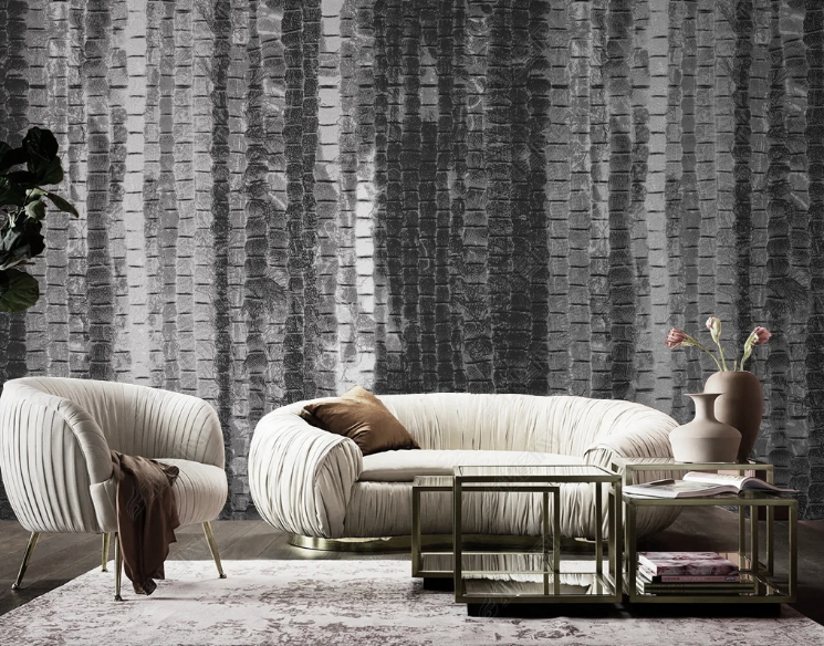 3D Abstract Fabric Grey Wall Mural Wallpaper YXL 202- Jess Art Decoration