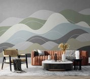 3D Abstract Line Wave Wall Mural Wallpaper YXL 222- Jess Art Decoration