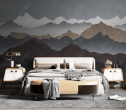 3D Abstract Mountain Gray Wall Mural Wallpaper YXL 262- Jess Art Decoration