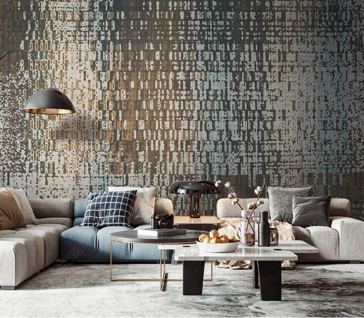 3D Abstract Dark Color Wall Mural Wallpaper YXL 324- Jess Art Decoration