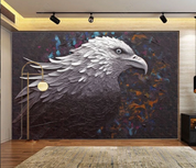 3D Animal Eagle Texture Wall Mural Wallpaper YXL 369- Jess Art Decoration