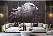 3D Animal Eagle Texture Wall Mural Wallpaper YXL 369- Jess Art Decoration