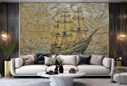 3D Oil Painting Sailing Mosaic Ocean Wall Mural Wallpaper YXL 385- Jess Art Decoration