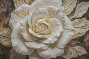 3D Flowers Stereoscopic Relief Rose Wall Mural Wallpaper YXL 1904