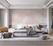 3D Marbling Pink Ripple Sandstone Wall Mural Wallpaper YXL 1968
