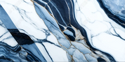 3D Marbling Ripple Wave Rock Beam Figure Blue Wall Mural Wallpaper YXL 1979