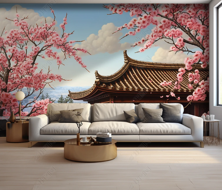 3D Watercolor Forest Fog Green Bamboo Wallpaper Wall Mural Wall Decor Wall Art Wall Sticker Remoable Wallpaper LQH 290