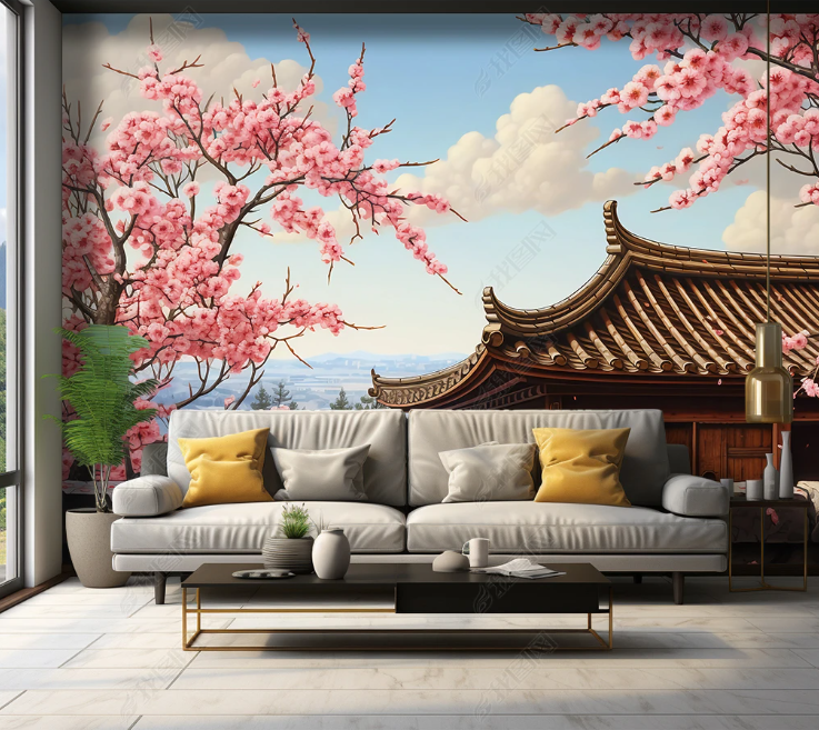 3D Watercolor Forest Fog Green Bamboo Wallpaper Wall Mural Wall Decor Wall Art Wall Sticker Remoable Wallpaper LQH 290