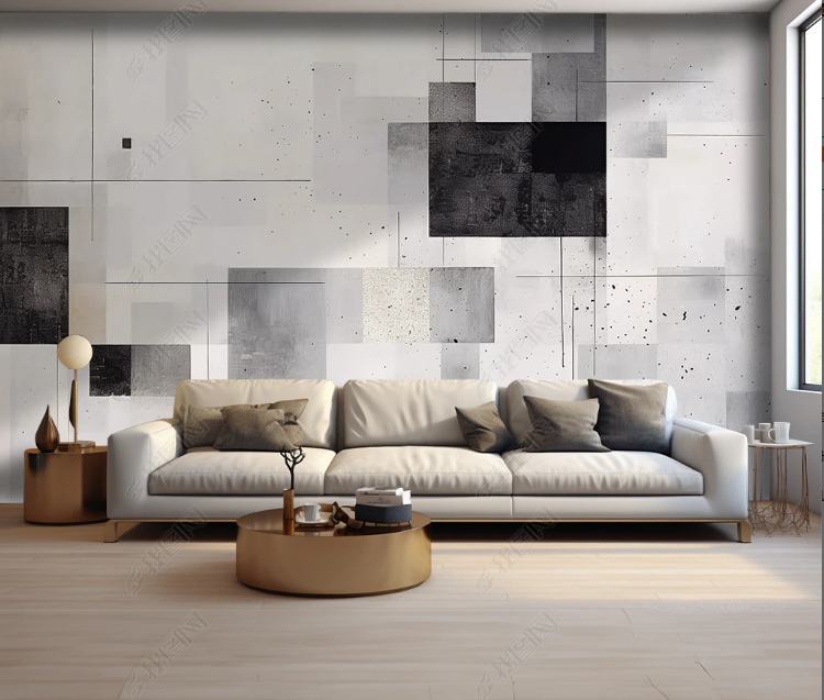 3D Abstract Artistic Gray Pattern Wallpaper Wall Mural Wall Decor Wall Art Wall Sticker Remoable Wallpaper LQH 319