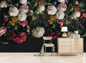 3D Floral Rose Peony Leaf Wall Mural Wallpaper YXL 817