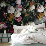 3D Floral Rose Peony Leaf Wall Mural Wallpaper YXL 817