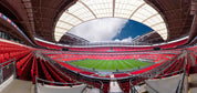 3D Architecture Stadium Cloud Sky Wall Mural Wallpaper YXL 242