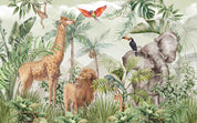 3D Play Centre Amusement Park Funfair Carnie Forest Animals Wall Mural Wallpaper 2