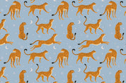 3D Blue Animal Leopard Pattern Wallpaper Wall Mural Wall Decor Wall Art Wall Sticker Remoable Wallpaper LQH 12