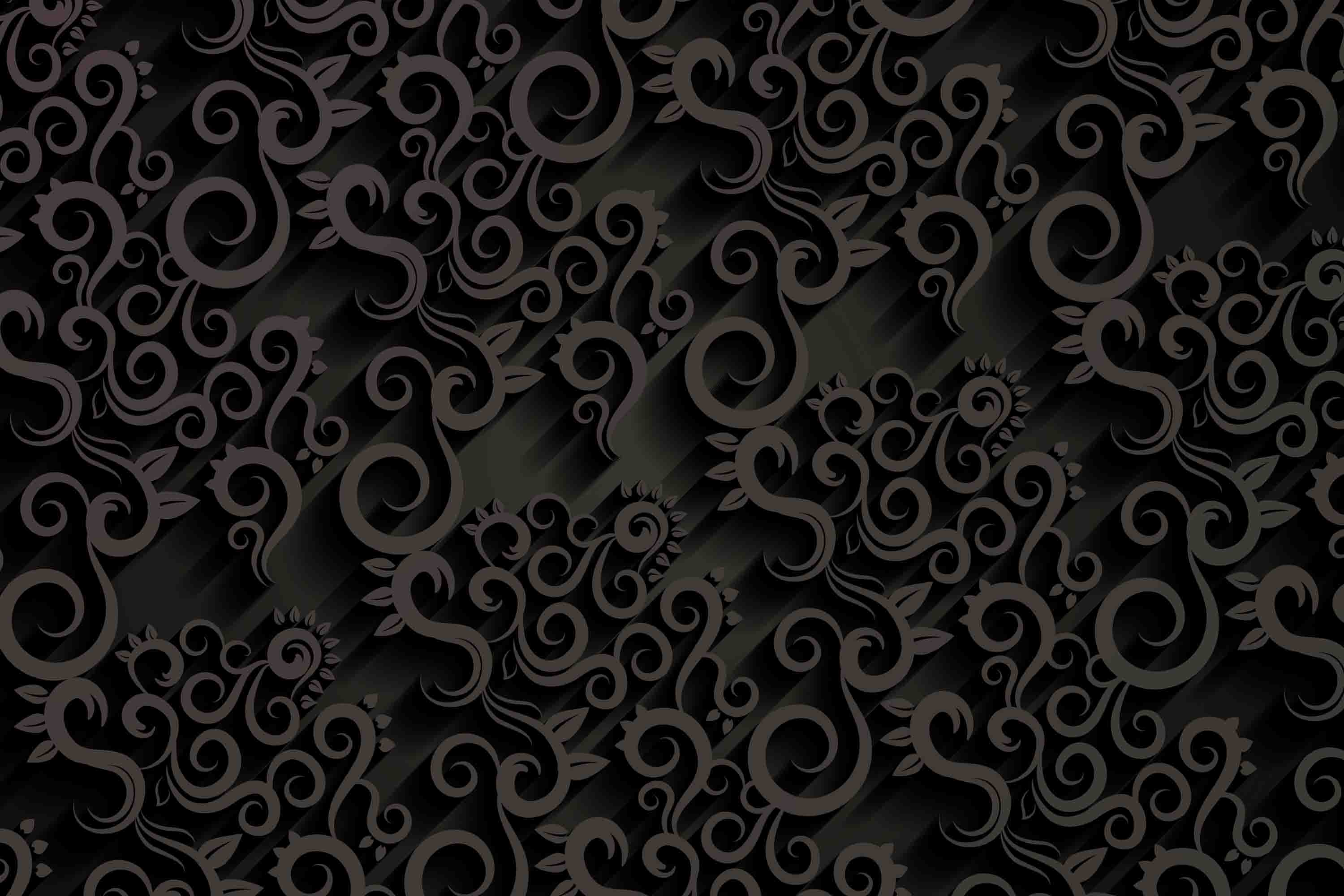 3D Abstract Black Artistic Pattern Wallpaper Wall Mural Wall Decor Wall Art Wall Sticker Remoable Wallpaper
