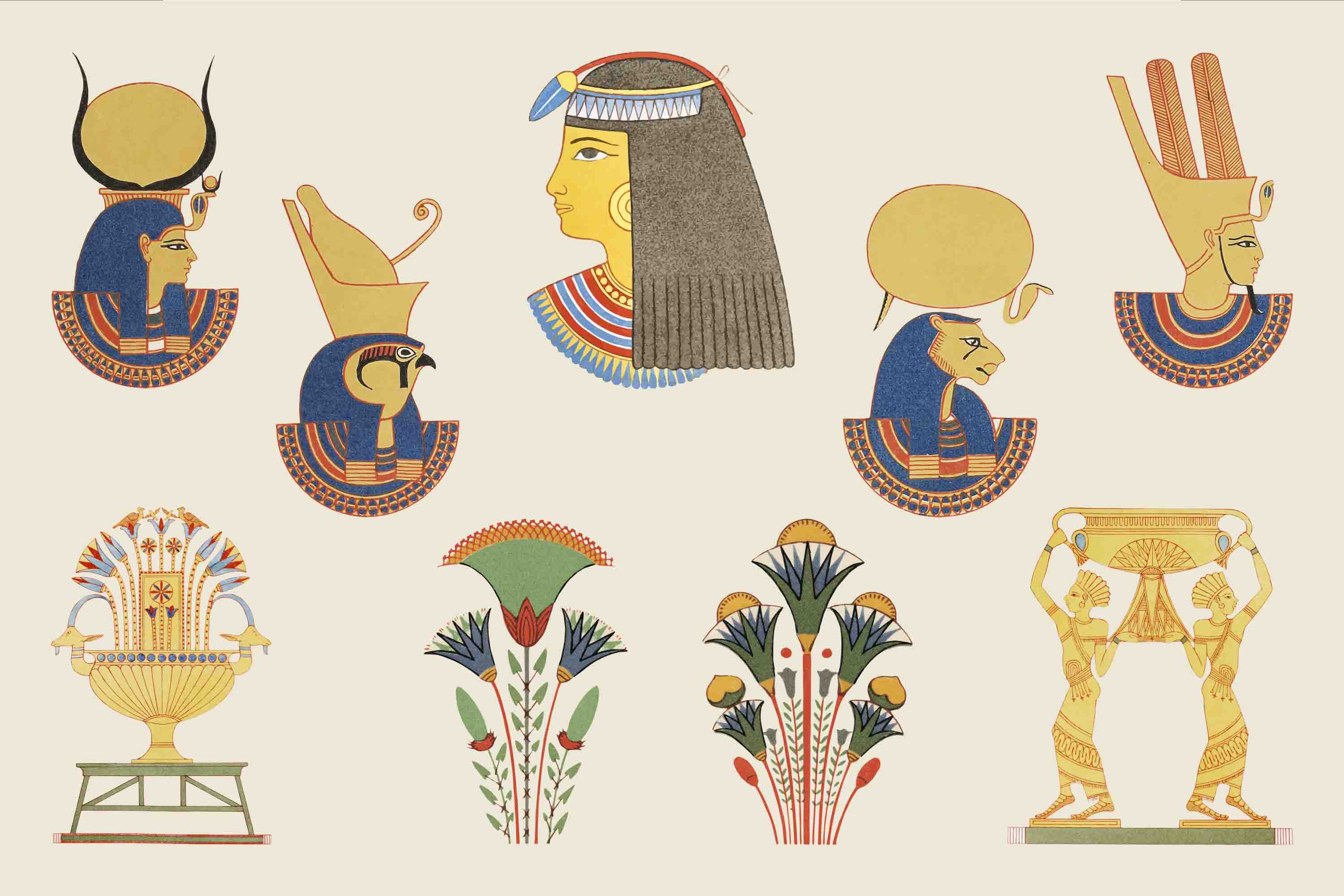 3D Ancient Egyptian Sculpture Pattern Egyptian Hieroglyphic Symbols Wallpaper Wall Mural Wall Decor Wall Art Wall Sticker Remoable Wallpaper LQH