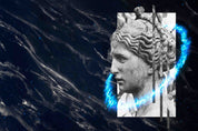 3D Sculpture Head Crack Wall Mural Wallpaper YXL 2415