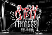 3D Fitness Person Letter Dumbbell Wall Mural Wallpaper YXL 1725