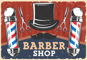 3D Barber Shop Hair Salon Haircut Specialist Wall Mural Wallpaper 13